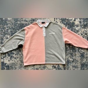 ASOS Men's Two Toned Sweat Shirt w/collar